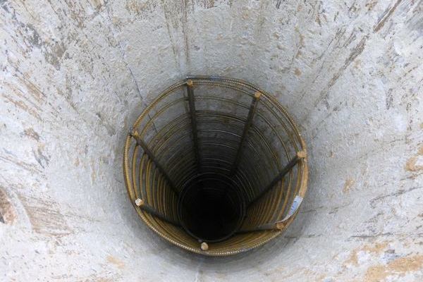 Bewehrung im Bohrpfahl